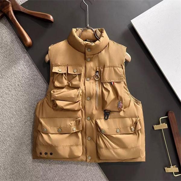 カーキマルチポケット ユーティリティ風 モンクレール コピー MONCLER ダウンベスト 秋冬高品質アクセサリー