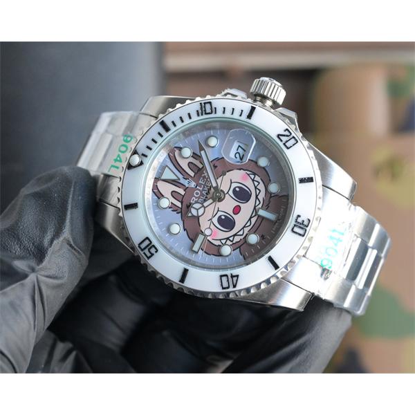 ROLEX 布布コラボの可愛いデザイン 904L精鋼ケース 自動巻きムーブメント 高品質 ロレックス コピー 時計