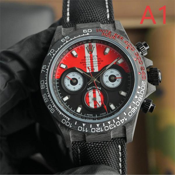 カーボンファイバーカスタム ダイナマイト風デザイン 自動巻きメカニカル ROLEX ロレックス コピー 時計