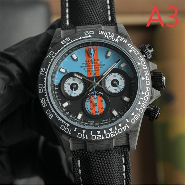 カーボンファイバーカスタム ダイナマイト風デザイン 自動巻きメカニカル ROLEX ロレックス コピー 時計