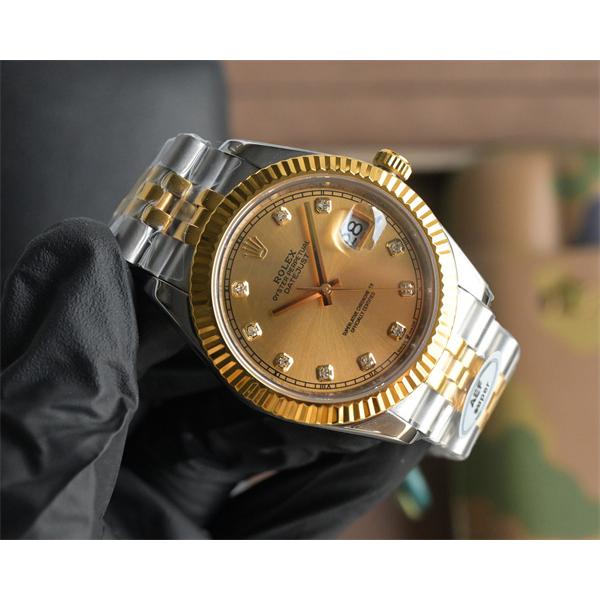 ロレックス デイトジャスト 間金ダイヤモンド 41mm ファクトリー 3255 機芯 ROLEX  コピー時計 