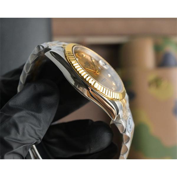 ロレックス デイトジャスト 間金ダイヤモンド 41mm ファクトリー 3255 機芯 ROLEX  コピー時計 