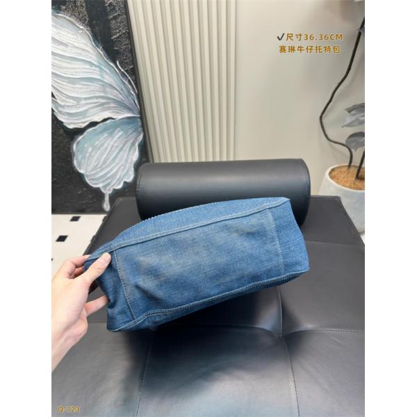 ☆2025最新☆CELINE セリーヌトートバッグ スーパーコピーデニム素材人気大容量36*36CM