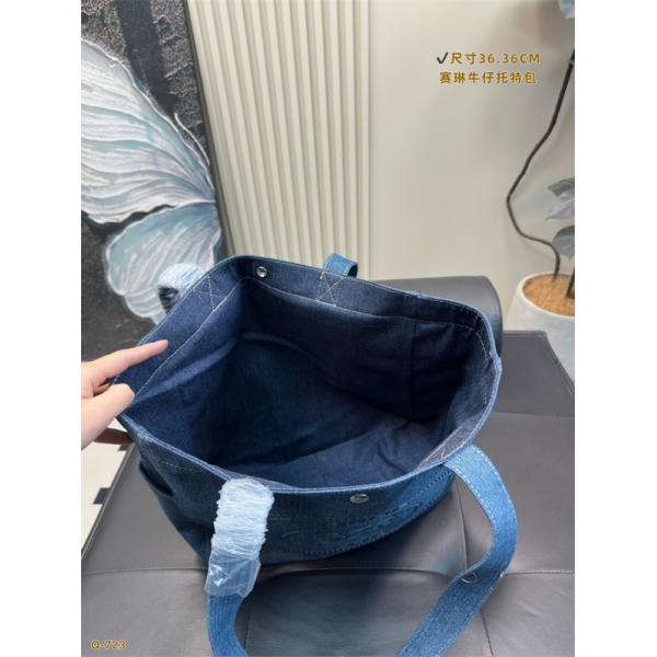 ☆2025最新☆CELINE セリーヌトートバッグ スーパーコピーデニム素材人気大容量36*36CM