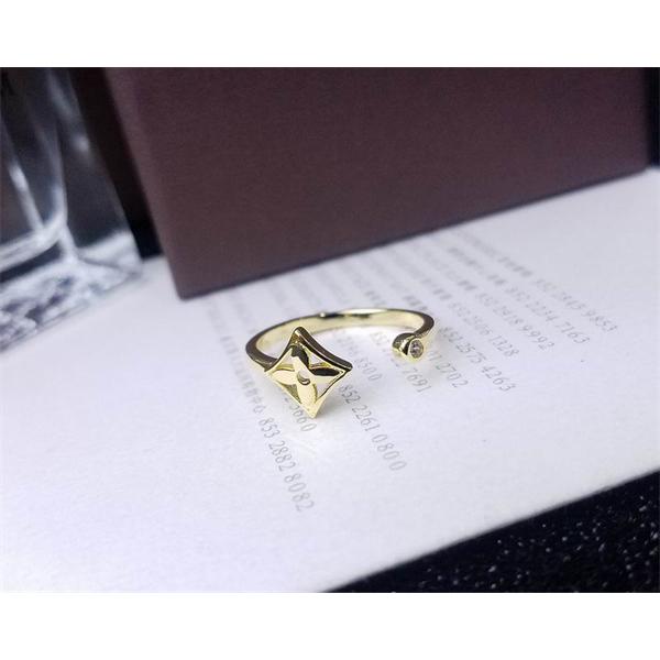 LOUIS VUITTON ヴォルト イニシャル スリムバンド ルイヴィトン 激安人気 スーパーコピー 指輪 メンズ向け