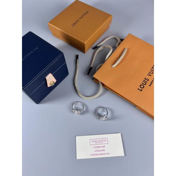 クリスタル輝き ローズゴールド調 LOUIS VUITTON ルイヴィトン レディース 指輪 コピー パーティー用