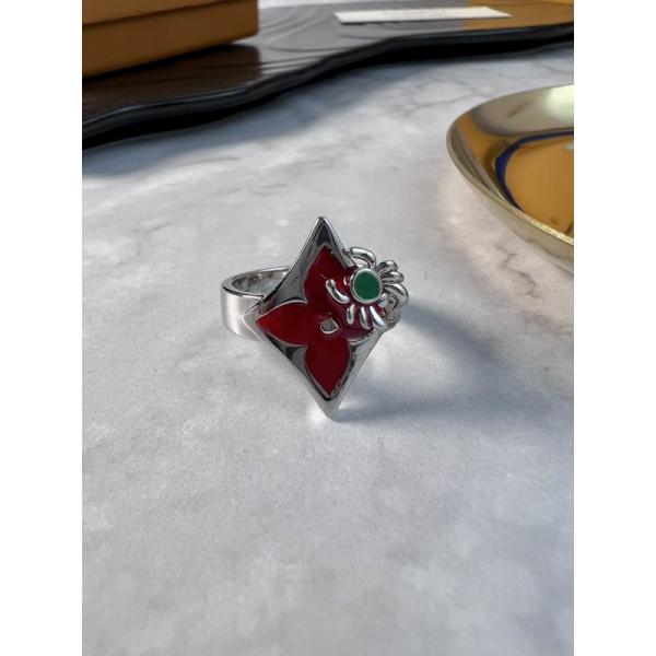 ルイヴィトン LOUIS VUITTON  立体的イニシャル スリムバンド メンズ スーパーコピー 指輪 マスキュリン