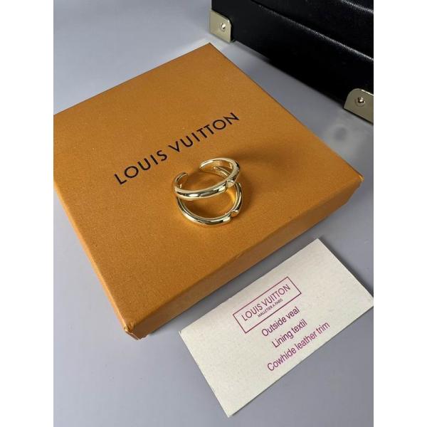 ダブルリングデザイン シルバー / ゴールド スタイリッシュ ルイヴィトン LOUIS VUITTON ユニセックス コピー 指輪