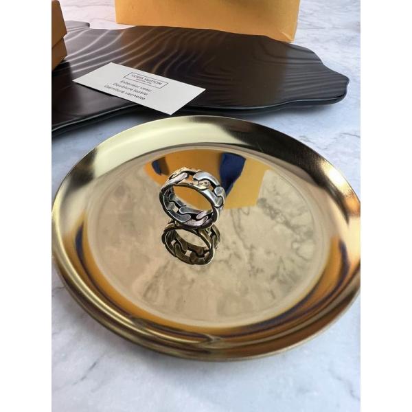 チェーンリンク ブラックメタル マスキュリン LOUIS VUITTON ルイヴィトン コピー メンズ指輪