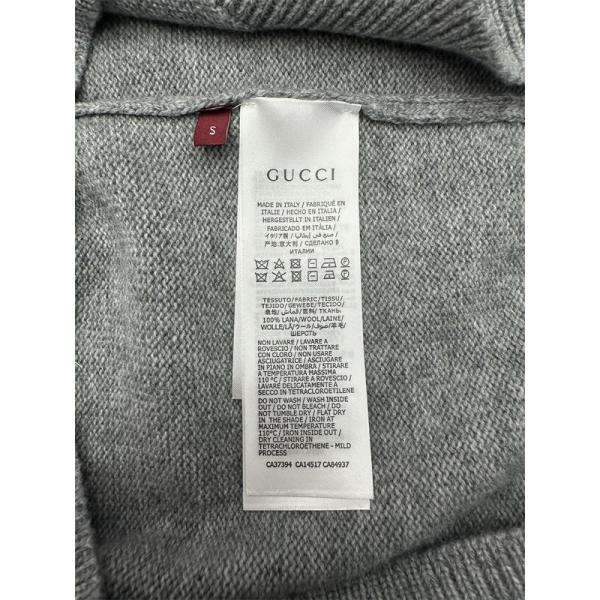 白ロゴ刺繍 グレー グッチ GUCCI スーパーコピーセーター ユニセックス クラシック 2025秋冬必須