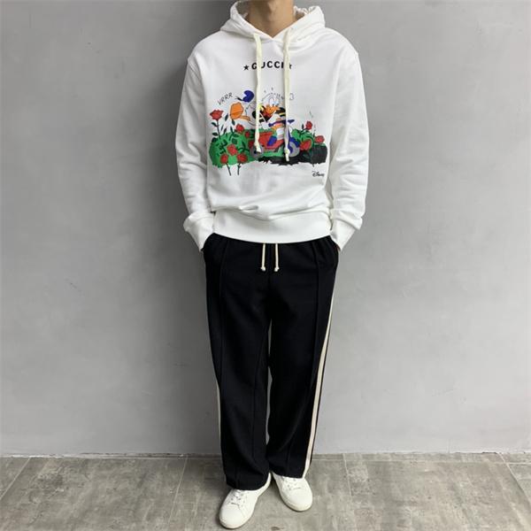 唐老鸭バイク ホワイト グッチ GUCCI コピーパーカー レディース フェミニン 2025AW注目アイテム