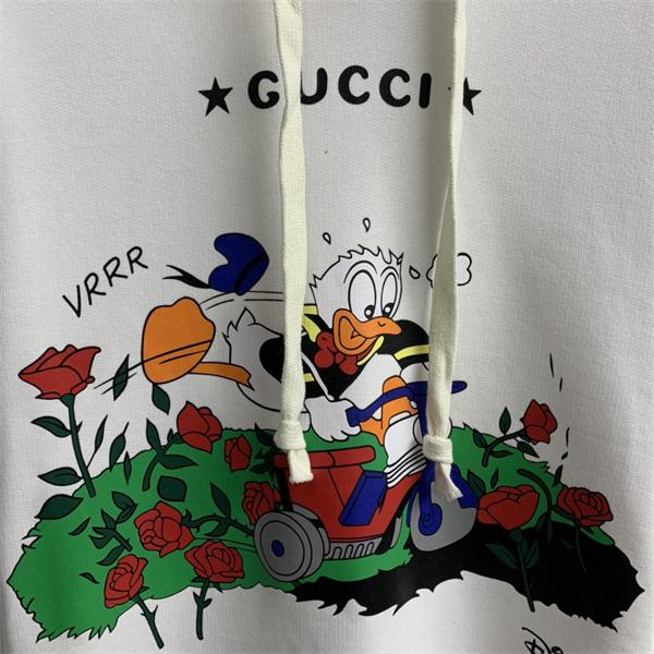 唐老鸭バイク ホワイト グッチ GUCCI コピーパーカー レディース フェミニン 2025AW注目アイテム