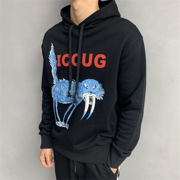 ブルー怪獣 ブラック グッチ GUCCI コピーパーカー メンズ マスキュリン 季節限定モデル