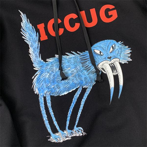 ブルー怪獣 ブラック グッチ GUCCI コピーパーカー メンズ マスキュリン 季節限定モデル