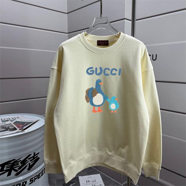 親子ガチョウモチーフ ブラック グッチ レディース 可愛らしい GUCCI スーパーコピー パーカー 
