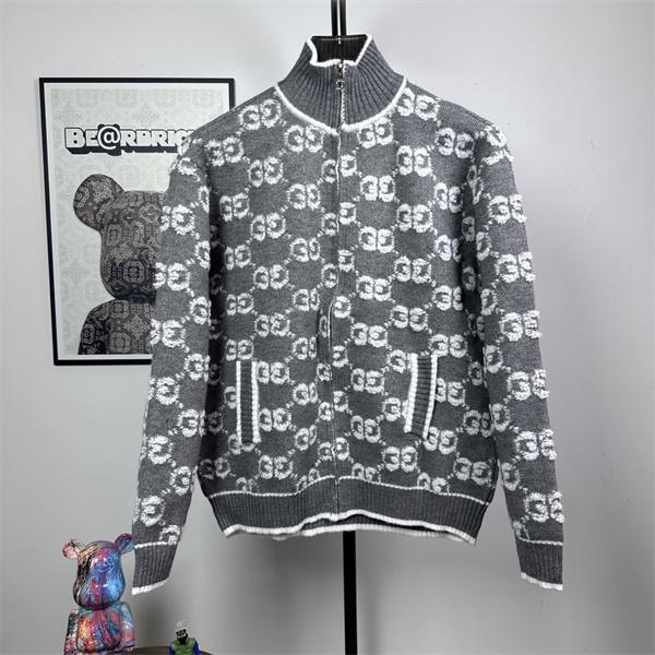保温仕様 ダブル G プリント グレー グッチ GUCCI コピーカーディガン ユニセックス 高級感