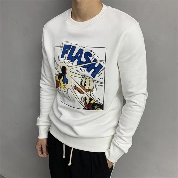 2025秋冬 唐老鸭コミック ホワイト グッチ ユニセックス ファンタジック GUCCI コピー パーカー 