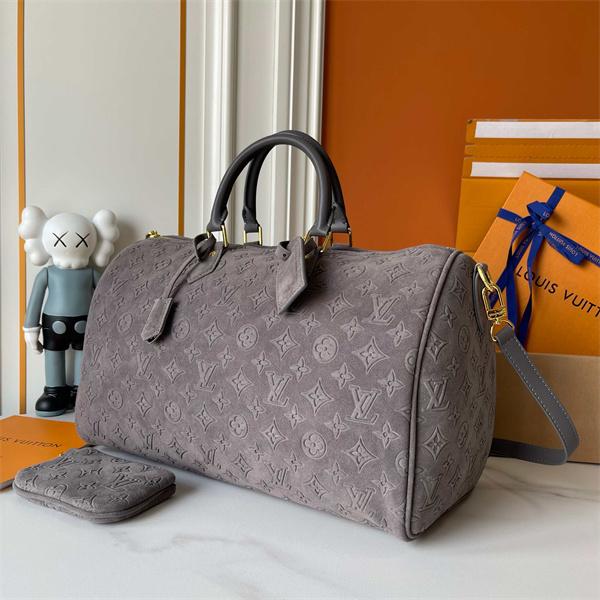 鹿皮绒グレー 40 サイズ ルイヴィトン トラベルバッグ スーパーコピー 15225 ユニセックス 大容量