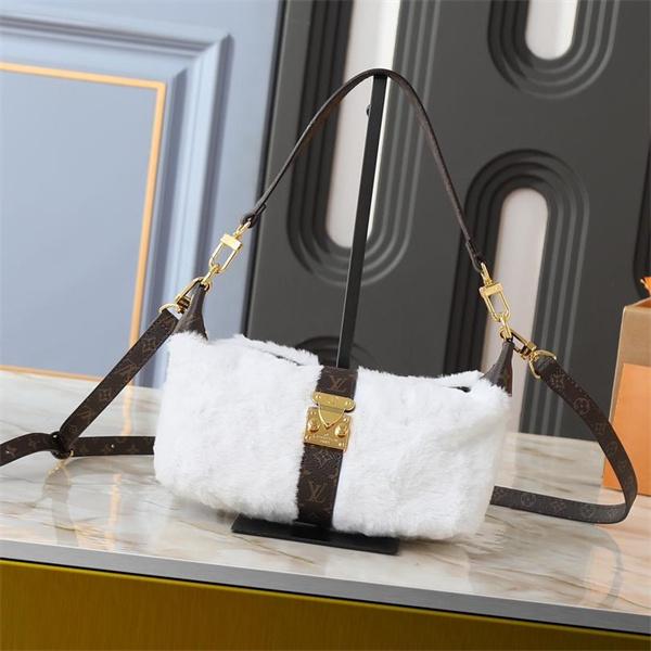 ホワイトフリース ロゴアクセント Louis Vuitton ルイヴィトン ショルダーバッグ コピー レディース ファッショナブル