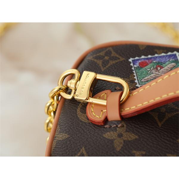 カートゥーンプリント チェーン付き ルイヴィトン ミニボックスバッグ Louis Vuitton コピー レディース プレッシャス