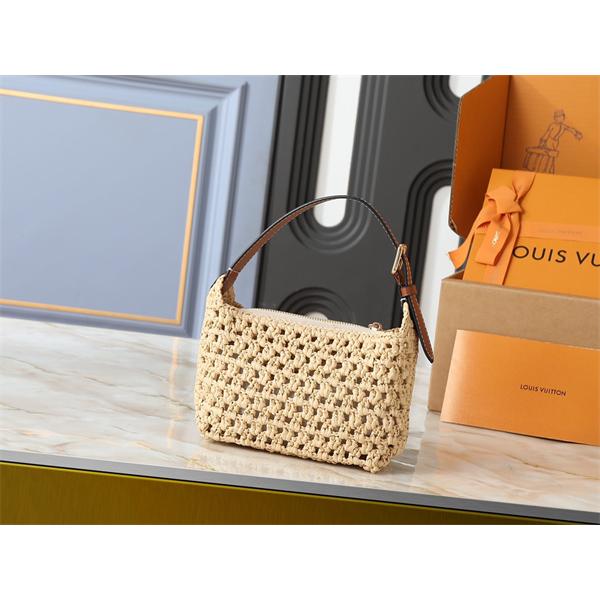 サマー風草編み レザーハンドル Louis Vuitton ルイヴィトン ハンドバッグ スーパーコピー レディース クール