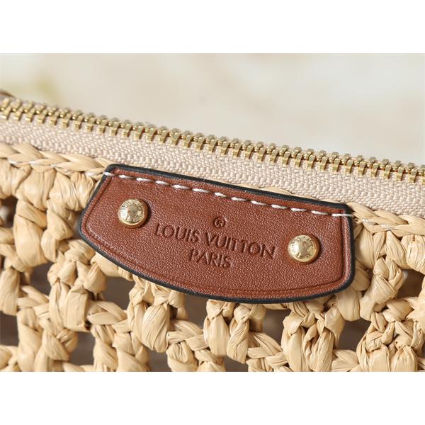 サマー風草編み レザーハンドル Louis Vuitton ルイヴィトン ハンドバッグ スーパーコピー レディース クール
