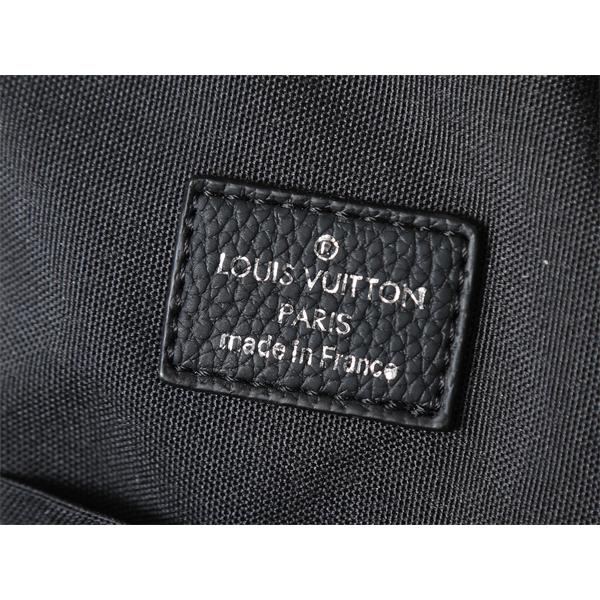 ブラックレザー 多ポケット ルイヴィトン チェストバッグ スーパーコピー メンズ ビジネス Louis Vuitton