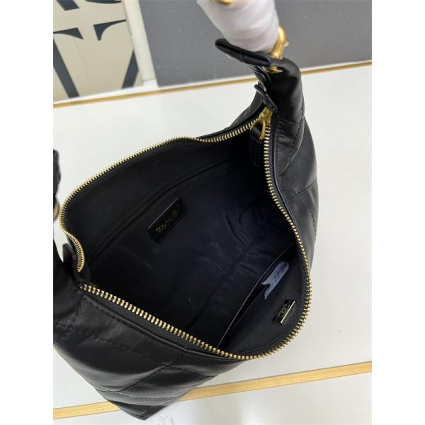 ブラックレザー 編み込みチェーン シャネル ハンドバッグ スーパーコピー レディース エレガント CHANEL