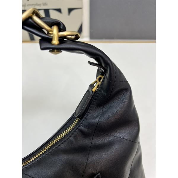 ブラックレザー 編み込みチェーン シャネル ハンドバッグ スーパーコピー レディース エレガント CHANEL