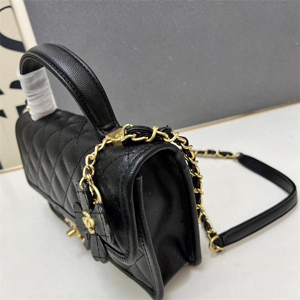 CHANEL クラシック菱格 フラワーアクセサリー シャネル ショルダーバッグ 偽物 レディース フェミニン
