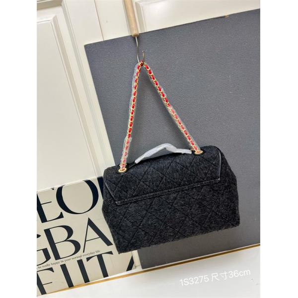 グレーモール 大サイズ CHANEL シャネル ショルダーバッグ コピー ユニセックス ヴィンテージ風