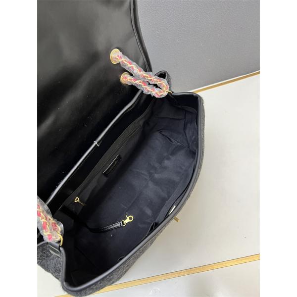 グレーモール 大サイズ CHANEL シャネル ショルダーバッグ コピー ユニセックス ヴィンテージ風