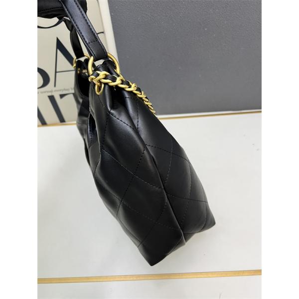 ブラックスエード 菱格チェーン CHANEL シャネル ショルダーバッグ 偽物 1S3268 レディース ヴィンテージ