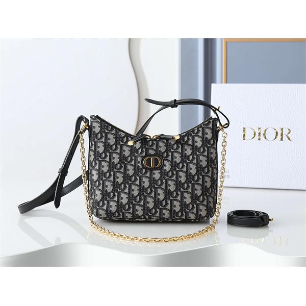  ダイオール老花 ゴールドチェーン ディオール DIOR アンダーアームバッグ 偽物 レディース エレガント