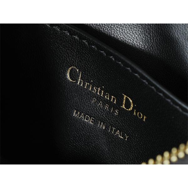 ブラック菱格 金属ロゴ ディオール ショルダーバッグ スーパーコピー レディース クラシック DIOR 