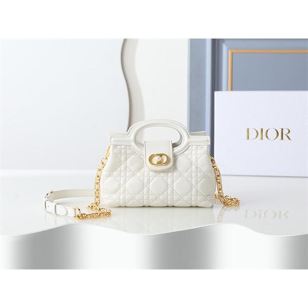 ディオール DIOR  ピンク菱格 パールロゴ ハンドバッグ スーパーコピー レディース フェミニン