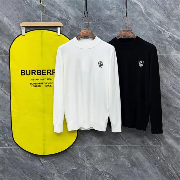 盾形ロゴ ホワイト / ブラック バーバリー BURBERRY スーパーコピーニット ユニセックス 高級感