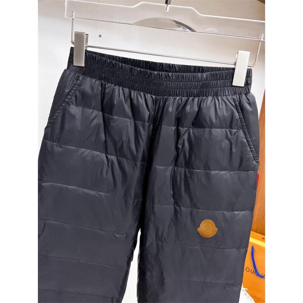 ブラックダッフル 円形ロゴ モンクレール MONCLER コピーパンツ ユニセックス 2025秋冬 クラシック