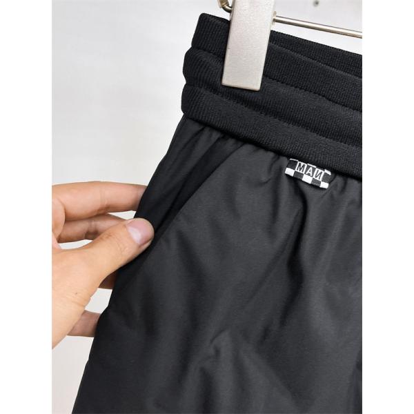 ブラックダッフル MONCLER コピーパンツ  束脚ロゴ モンクレール ユニセックス トレンディ 2025秋冬