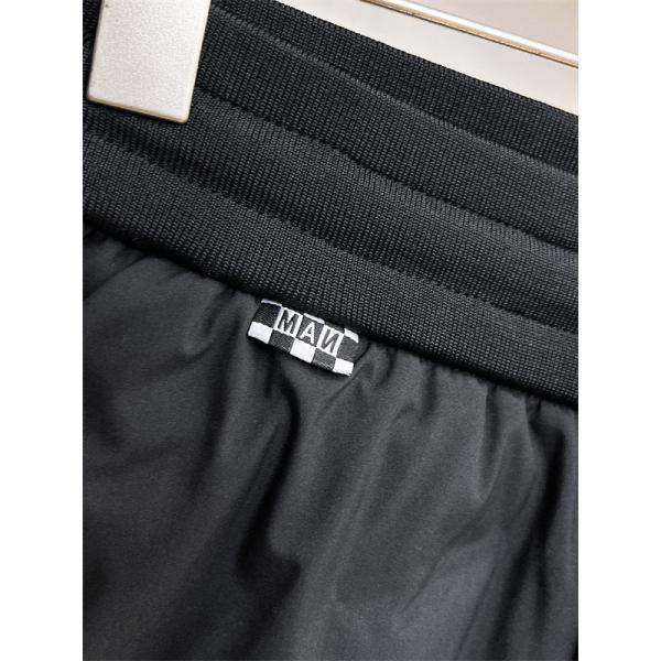 ブラックダッフル MONCLER コピーパンツ  束脚ロゴ モンクレール ユニセックス トレンディ 2025秋冬