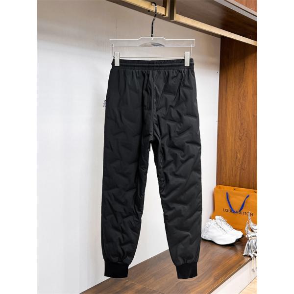 2025秋冬 ブラックダッフル 円形皮ロゴ モンクレール MONCLER スーパーコピーパンツ ユニセックス ウォーマー