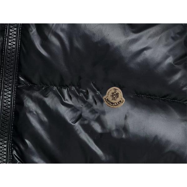 ブラックダウン レザーロゴパッチ 秋冬高級感 モンクレール スーパーコピージャケット 大人気 MONCLER