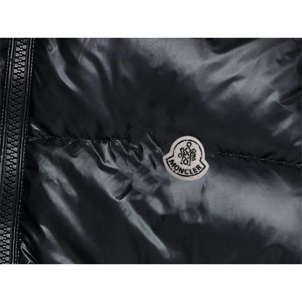 ブラック光沢ダウン 円形ロゴ 秋冬強保温 モンクレール MONCLER スーパーコピージャケット 定番