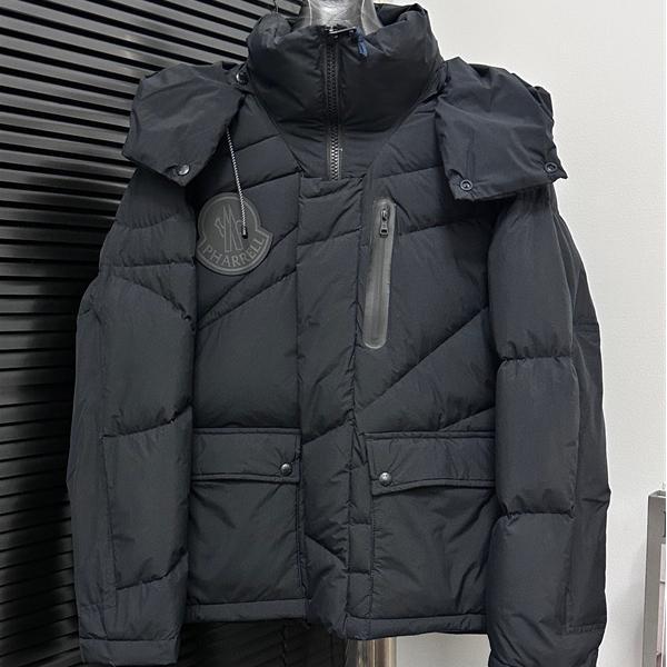 ダークグレー アウトドア ダウン MONCLER 多ポケット...