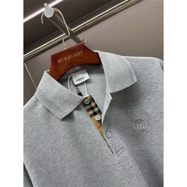 BURBERRY コピー 2025秋冬 メンズ ポロシャツ ホワイト シンプル＆スタイリッシュ