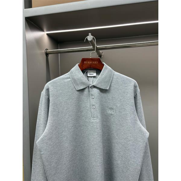 BURBERRY コピー 2025秋冬 メンズ ポロシャツ ホワイト シンプル＆スタイリッシュ