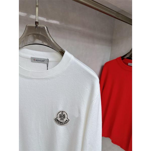 ネイビー セーター セーター 高級質感ロゴ 2025秋冬上品 MONCLER モンクレール 偽物 ユニセックス