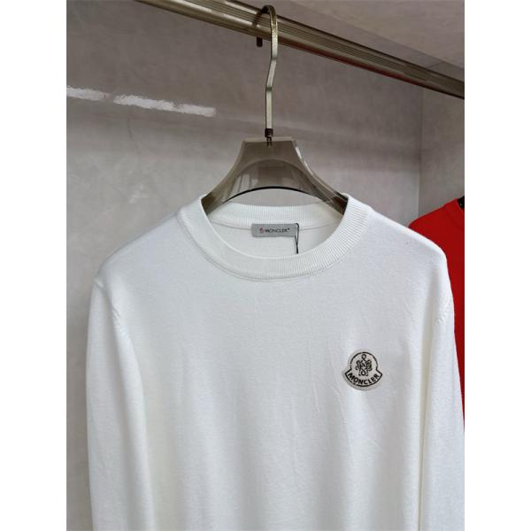 ネイビー セーター セーター 高級質感ロゴ 2025秋冬上品 MONCLER モンクレール 偽物 ユニセックス