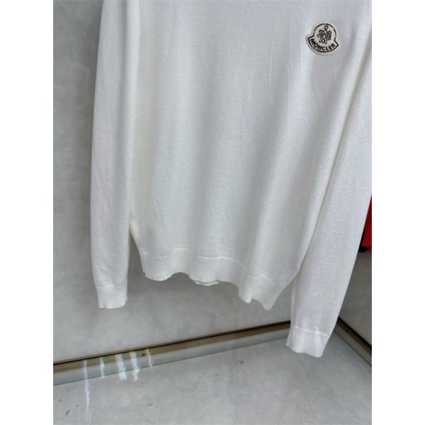 ネイビー セーター セーター 高級質感ロゴ 2025秋冬上品 MONCLER モンクレール 偽物 ユニセックス