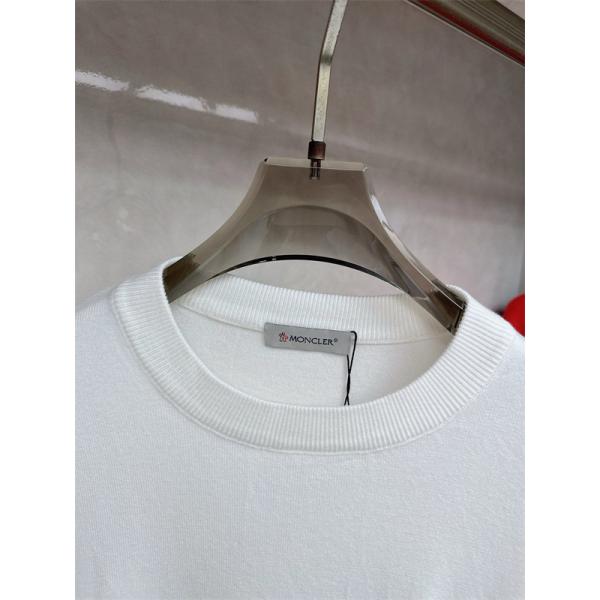 ブラック セーター MONCLER セーター 鮮明カラーロゴ 2025秋冬アクセント モンクレール 高品質コピートップス 